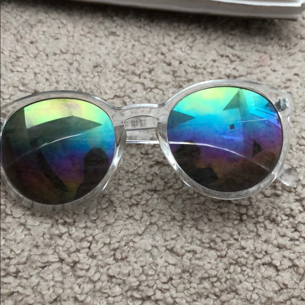 cotton on multi color clear sun glasses
